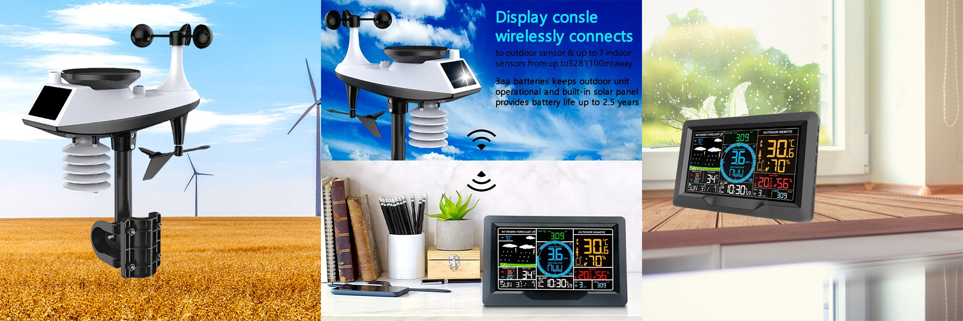 Kalite Kablosuz Hava Durumu İstasyonu Fabrika