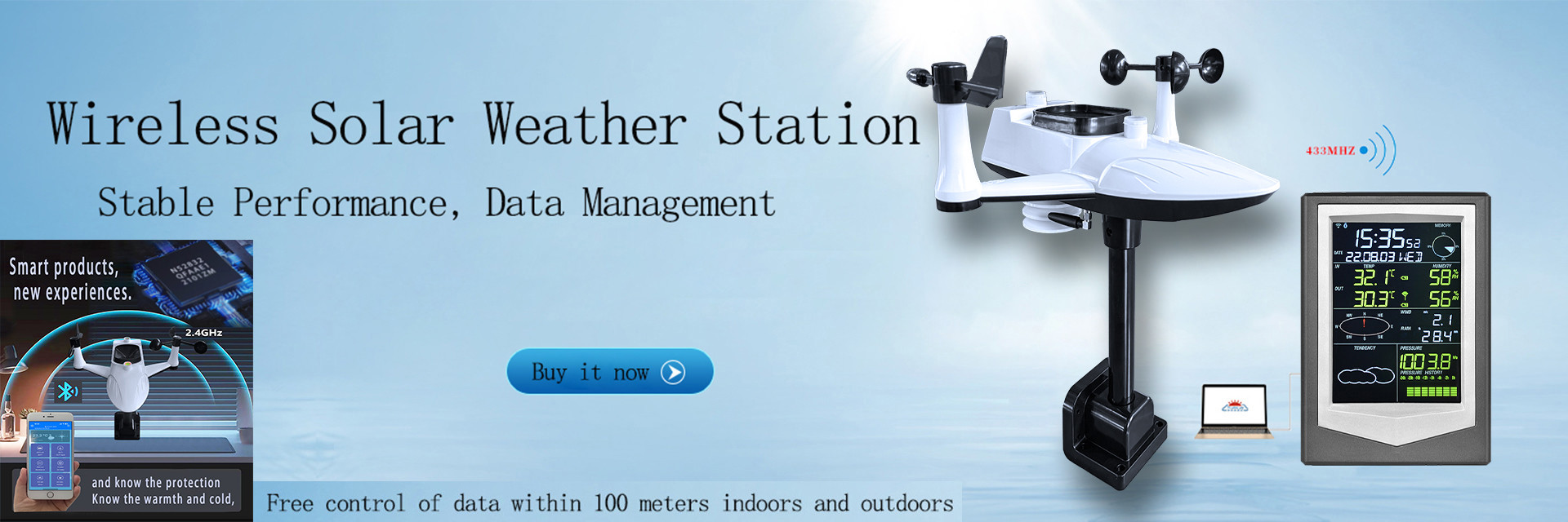 Kalite Kablosuz Hava Durumu İstasyonu Fabrika